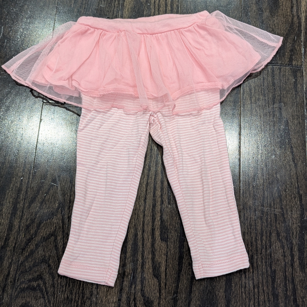 5/$35 Carter’s Baby Girl Outfit 9M Pink Leggings Tulle Skirt Set Cute